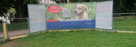 Modellprojekt Hundeauslaufzone eingezäunt