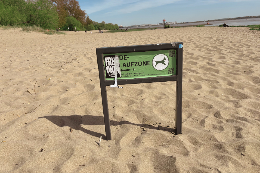 Schild Hundestrand